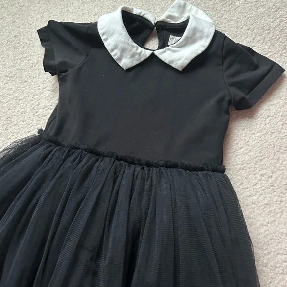 black and red flamenco dress Wednesday Addams Dress Nevermore Academy School Uniform Girl Striped W –  Sun Baby